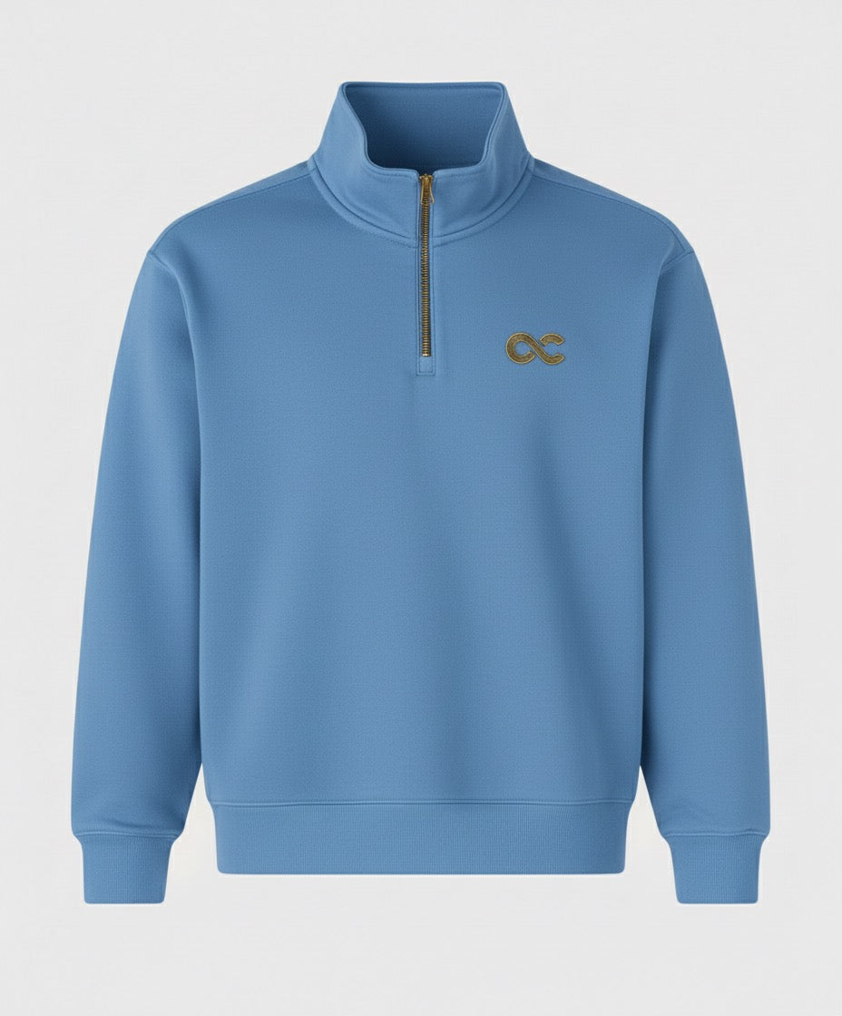 Offcourt Heavyweight Quarter-Zip – 400 GSM 100% Cotton