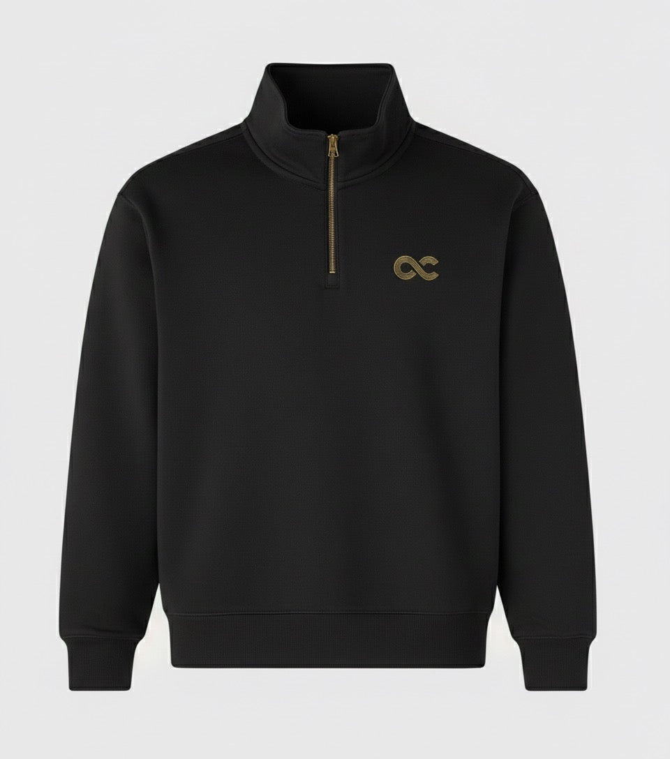Offcourt Heavyweight Quarter-Zip – 400 GSM 100% Cotton